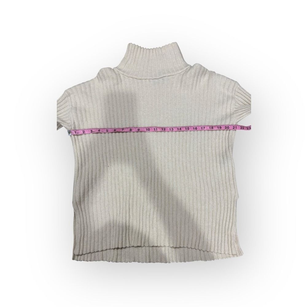 Theory Everly Slit Sweater in Merino Wool & Cashmere Cream Size Large - Picture 5 of 11